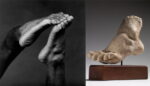 Robert Mapplethorpe Feet 1982 – Auguste Rodin Pied gauche terre cuite et bois Corpo a corpo fra Rodin e Mapplethorpe. A Parigi