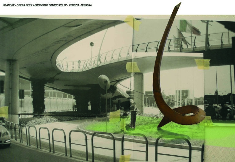 Slancio il progetto vincitore di Giacomo Tringali e Massimo Mazzone Arte pubblica all'Aeroporto Marco Polo di Venezia. In anteprima su Artribune le immagini del progetto vincitore, degli scultori Giacomo Tringali e Massimo Mazzone