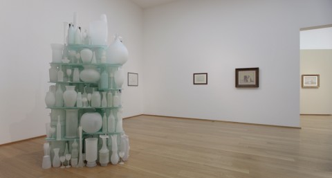 Collezione Museo Morandi al MAMbo - veduta dell'allestimento, foto di Matteo Monti 