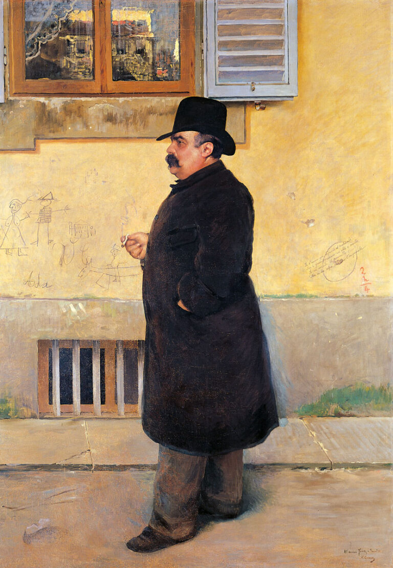 Vittorio Corcos Yorick Pietro Coccoluto Ferrigni 1889 Livorno Museo Civico Giovanni Vittorio Corcos a Padova, “pittore di belle donne”