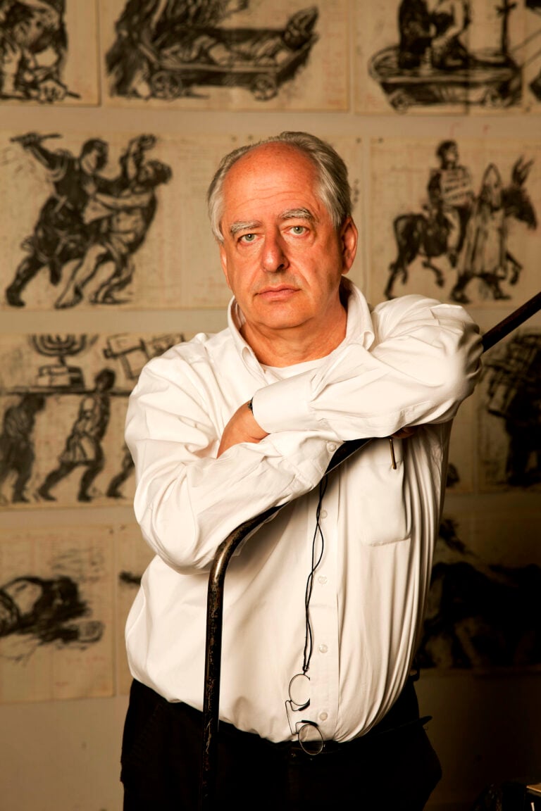 William Kentridge Johannesburg 2014. Photo Marc Shoul Suonala ancora, William. Kentridge guest star Firenze