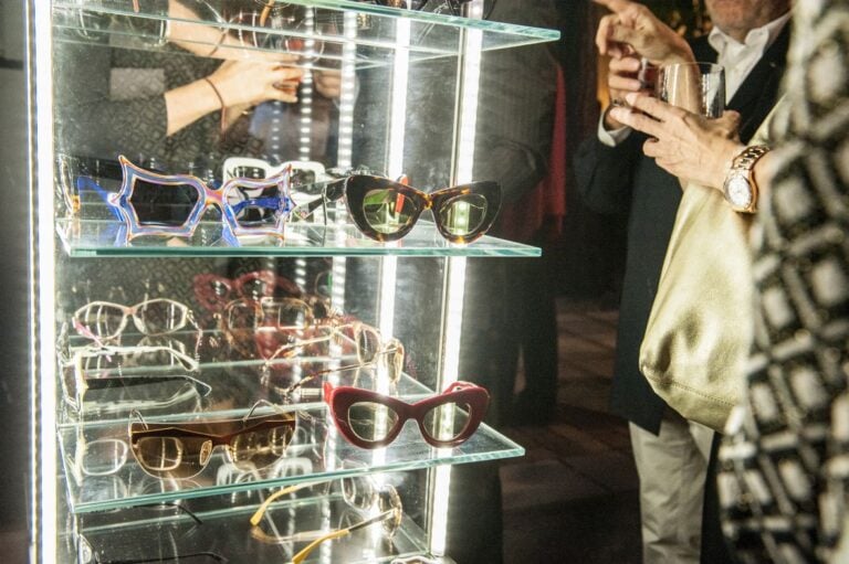 safilo sunglasses 2 Gli occhiali, icone dell'icona Peggy Guggenheim. Ecco chiccera al party offerto da Safilo a Venezia. Con un'edizione speciale dei mitici occhiali della diva immortale dell'arte