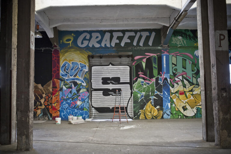 035 I murales di Outdoor invadono l’ex Dogana dello Scalo di San Lorenzo, a Roma. Quinta edizione del festival, con tredici artisti internazionali