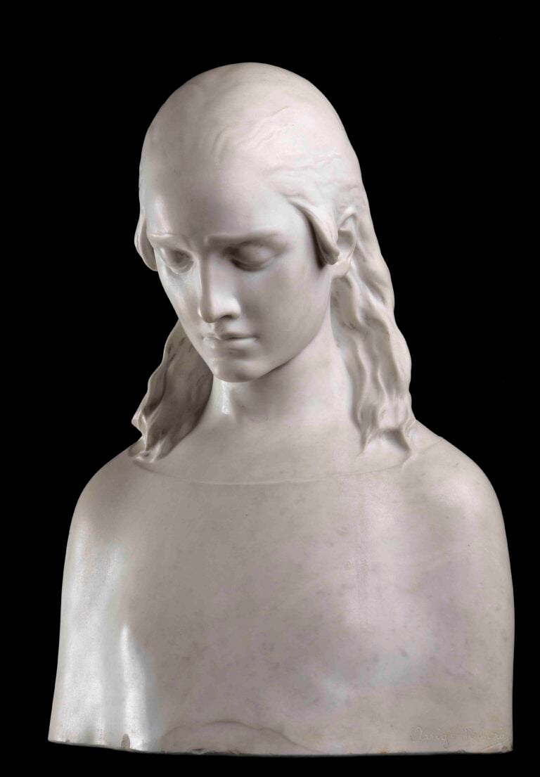Arrigo Minerbi lAnnunciata 1920 marmo bianco cm. h 58 low Aspettando la Torino Art Week. Intervista sulla fiera Flashback