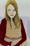 Chantal Joffe Magenta Cardigan 2014 Courtesy the Artist Victoria Miro Gallery Collezione Maramotti © Chantal Joffe Moll e Vilma da Maramotti. Il ritratto secondo Alessandra Ariatti e Chantal Joffe