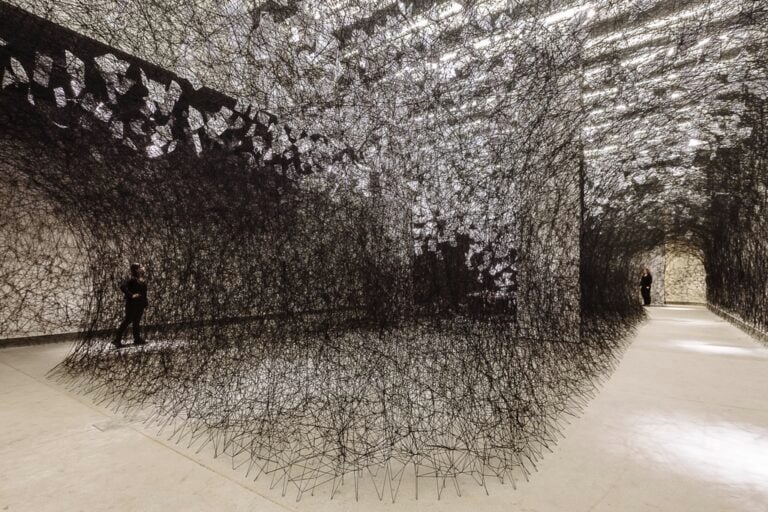 Chiharu Shiota, A Long Day, Tenuta Dello Scompiglio 2014 ©Photo Guido Mencari