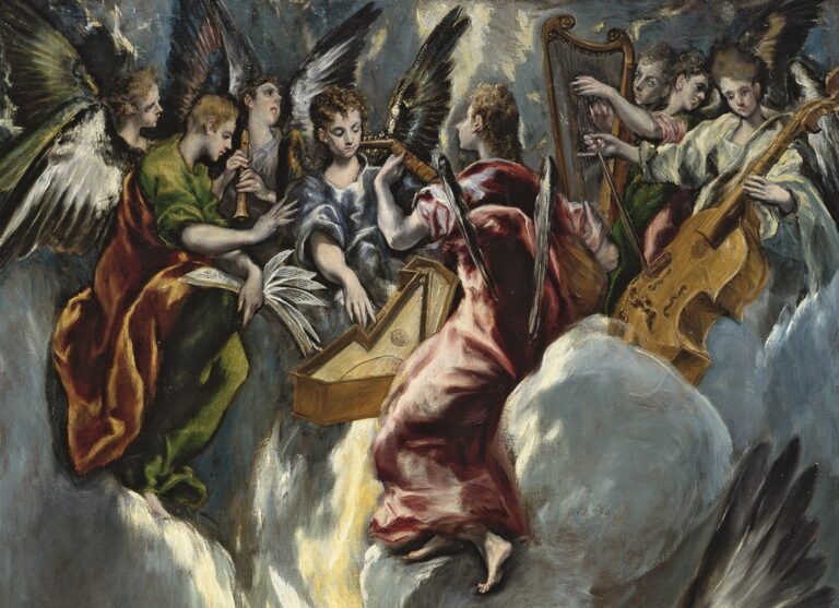El Greco Annunciazione 1597 1600 Madrid Museo Nacional del Prado part. © Museo Nacional del Prado Madrid El Greco, atto finale. A quattrocento anni dalla morte, ultima mostra a Toledo