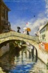 Giovanni Segantini Il Naviglio a Ponte San Marco 1880 Collezione privata Segantini, avanguardista ante litteram