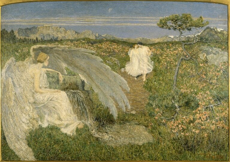 Giovanni Segantini L’Amore alla fonte della vita 1896 Milano Galleria d’Arte Moderna Segantini, avanguardista ante litteram