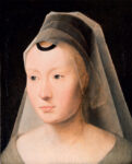 Hans Memling Ritratto di donna frammento 1480 1485 ca. olio su tavola quercia 232 x 184 cm Collezione Ambasciatore J. William Middendorf II Memling. Alle Scuderie del Quirinale di Roma il Rinascimento fiammingo