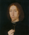 Hans Memling Ritratto d’uomo 1475 1480 ca. olio su tavola 318 x 271 cm Royal Collection TrustHM Queen Elizabeth II Memling. Alle Scuderie del Quirinale di Roma il Rinascimento fiammingo