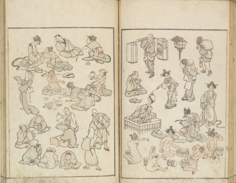 Hokusai Manga, 1814, collezione privata