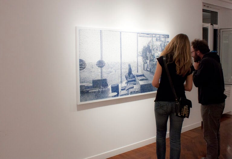 Inaugurazione Quadri dInterno Federico Pietrella Athéna and I at the Monkey Bar Dal 7 al 22 luglio 2014 2014 Courtesy l’artista e smART polo per l’arte Scene private per quadri domestici. Federico Pietrella a Roma