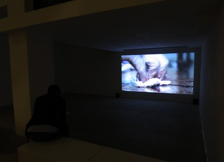 Keren Cytter, Installation view Installation view Siren, Galleria Raffaella Cortese, Milano, 2014