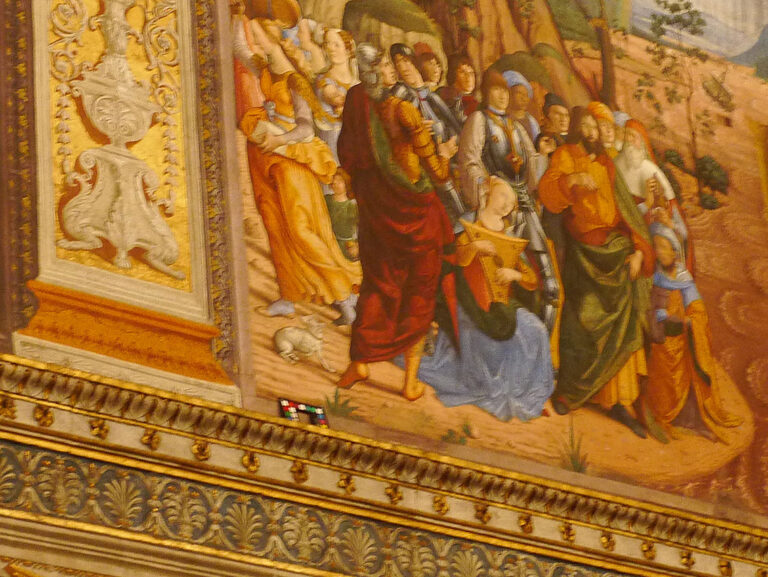 La Cappella Sistina illuminata da Osram 1 Ecco le immagini della nuova Cappella Sistina illuminata da Osram. Settemila invisibili Led per il più straordinario patrimonio della Città del Vaticano