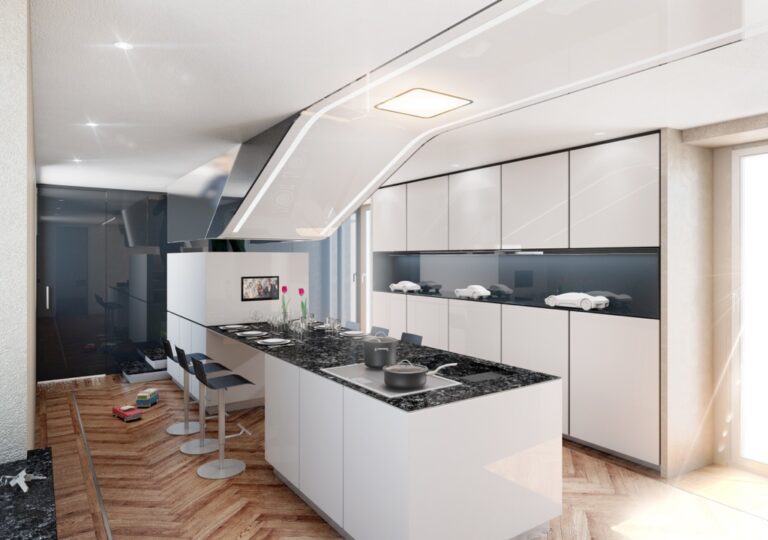 Lagrange12render 2014.06.20 CUCINA xl Residenze di lusso disegnate da Pininfarina. A Torino