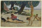 Ludwig von Hofmann Knaben am Strand um 1895 Picasso, Bacon, Rembrandt, de Chirico. Tutti a fare un bagno.