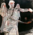 Massimo Lagrotteria Vittoria alata 2014 olio su tela courtesy l’artista e Dark Room SilmarArtGallery La gloria in formato uomo. Una mostra a Carpi