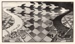 Maurits Cornelis Escher Giorno e notte 1938. Xilografia.Baarn M.C. Escher Foundation © 2014 The M.C. Escher Company. All rights reserved Tra arte, matematica e geometria: il mondo magico di Escher