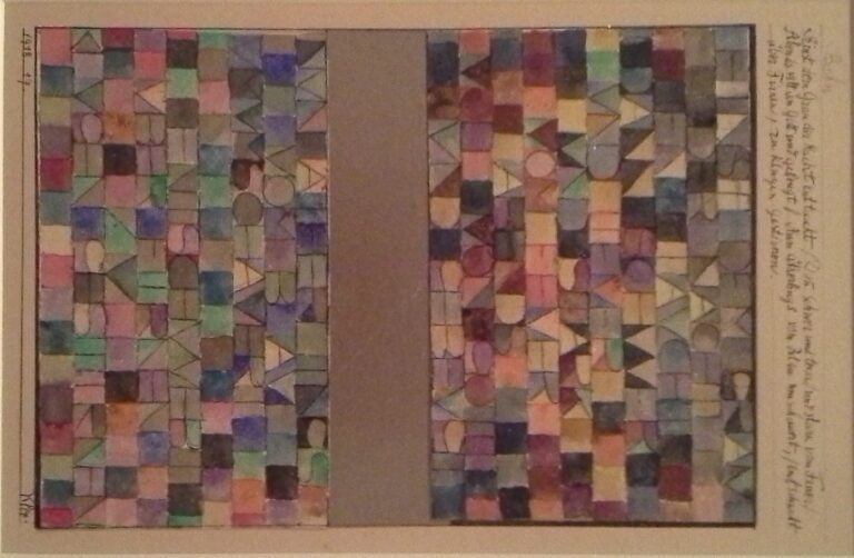 Once emerged from the gloom of the night...P.K. 1918 17 Narrative in split-screen: Paul Klee e l’Estremo Oriente a Colonia