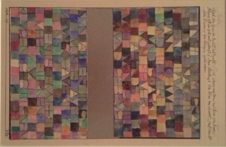 Once emerged from the gloom of the night...P.K. 1918 17 Narrative in split-screen: Paul Klee e l’Estremo Oriente a Colonia