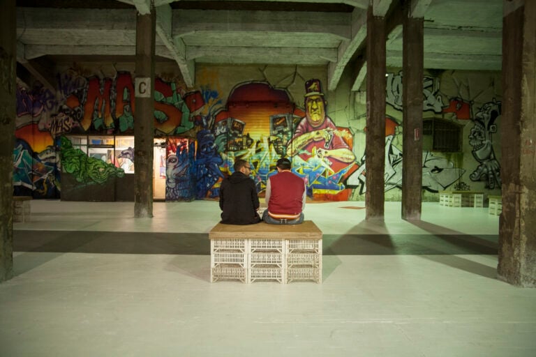 Outdoor 2014 preview opening 3 I murales di Outdoor invadono l’ex Dogana dello Scalo di San Lorenzo, a Roma. Quinta edizione del festival, con tredici artisti internazionali