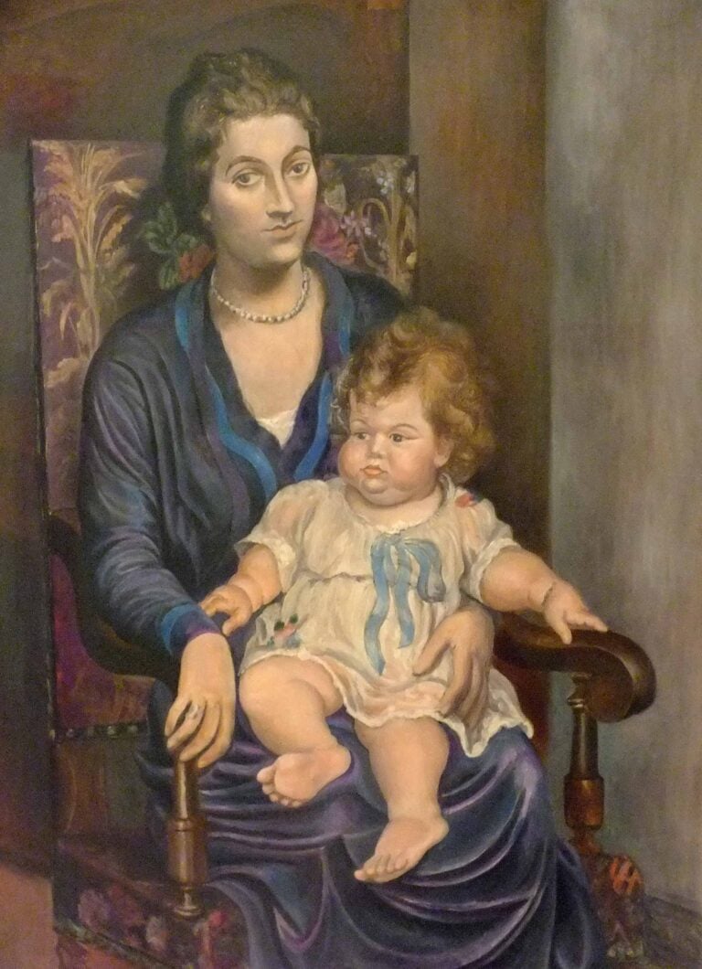 Pablo Picasso Ritratto di signora con bambino Biarritz 1918 © Silvia Neri Paris Updates: primissime immagini del nuovo Musée Picasso. La più importante collezione pubblica al mondo dell’opera del grande malagueno, nel cuore spagnolo del Marais