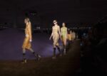 Prada SS15 Milano 6 Milano Fashion Week. Miuccia Prada postmoderna, tra le dune lilla di Rem Koolhaas