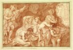 Römischer Künstler Der Jäger Aktäon entdeckt Diana und ihre Nymphen im Bade 1711 Picasso, Bacon, Rembrandt, de Chirico. Tutti a fare un bagno.