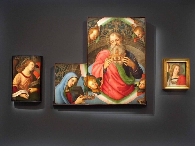 Raffaello Sanzio Pala di San Nicola da Tolentino o Pala Baronci 1500 1501 ©SilviaNeri Il Perugino a Parigi. Raccontato da Vittoria Garibaldi