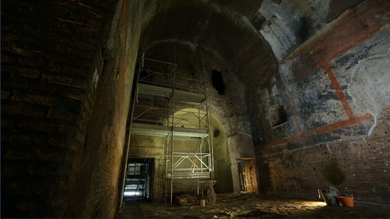 Schermata 2014 10 22 a 20.11.27 Riapre la Domus Aurea: al via le visite guidate al cantiere per il restauro della reggia di Nerone e il crowdfunding lanciato da Sky Arte