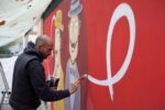Seacreative al lavoro Pao, Tawa, TvBoy brindano a Campari: undici interventi di street-art per la sede storica dell’azienda a Sesto San Giovanni, nel suo centodecimo compleanno