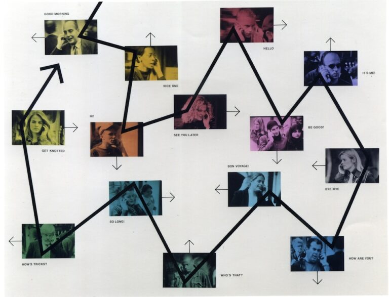 Stephen Willats, Around the Network, 2002 (dvd film) - Galerie Charim curated by_ Matteo Lucchetti - Courtesy Stephen Willats & Victoria Miro, London © Stephen Willats