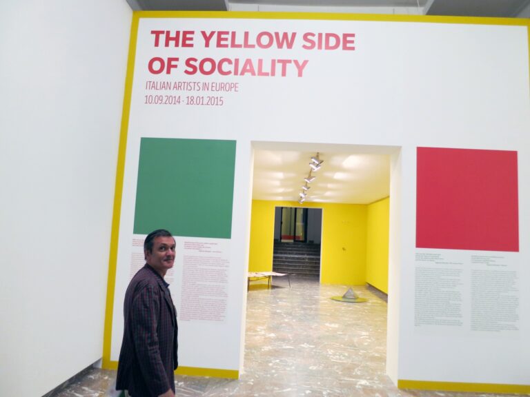 The Yellow side of society Bozar Bruxelles 4 Arte italiana a Bruxelles per il Semestre. Dopo Franceschini la mostra The Yellow side of society visitata da Barroso. Video e intervista col curatore Nicola Setari