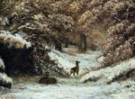 3 Gustave Courbet Cervo nella neve 1866 ca. Inpratica. Noterelle sulla cultura (VIII)