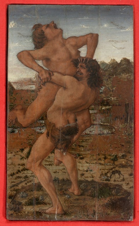 Antonio del Pollaiolo, Ercole e Anteo, 1470-1475 ca. - ©Firenze, Galleria degli Uffizi