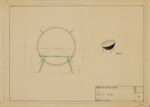 BARDIS BOWL CHAIR sketch 01 Ecco la Bowl Chair, poltrona disegnata nel 1951 da Lina Bo Bardi ma rimasta nel cassetto. Ora la produce Arper in edizione limitata per i cent’anni dalla nascita del grande architetto