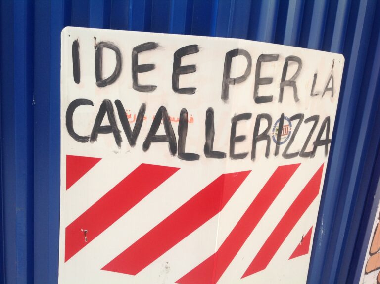 Cartello occupanti Cavallerizza Prosegue l’occupazione della Cavallerizza Reale di Torino. E mentre si protesta contro il processo di privatizzazione, arriva una call per videoartisti...