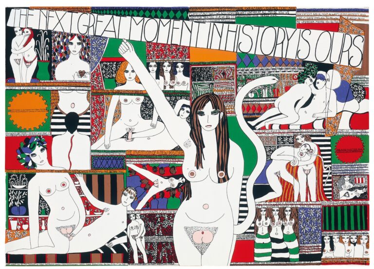 Dorothy Iannone – I Love To Beat You 1970 71. Courtesy l’artista e Peres Projects Berlin Shit and Die di Maurizio Cattelan? Niente di più di una bella mostra