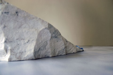 Gianni Caravaggio. Sotto la superificie, la verità della concretezza (Alpi), dettaglio, 2012. Courtesy Tucci Russo Studio per l’Arte contemporanea Torre Pellice