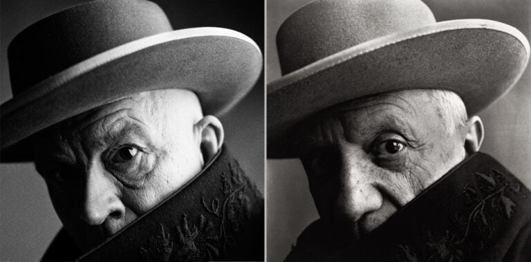 Irving Penn Pablo Picasso Cannes France 1957 by Sandro Miller 2014 Essere 10, 100, 1000 John Malkovich. Il fotografo Sandro Miller moltiplica l’identità del celebre attore: eccolo, a Chicago, nei panni di Warhol, Marylin, Dalì…  