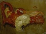 James Abbott McNeill Whistler Note in Red The Siesta 1884 ca. – © Terra Foundation for American Art Viva l’Impressionismo. Quello americano, a Madrid, in un museo austroungarico…