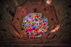 Miguel Chevalier, un tappeto di luce a Castel del Monte. Arte digitale e architettura medievale