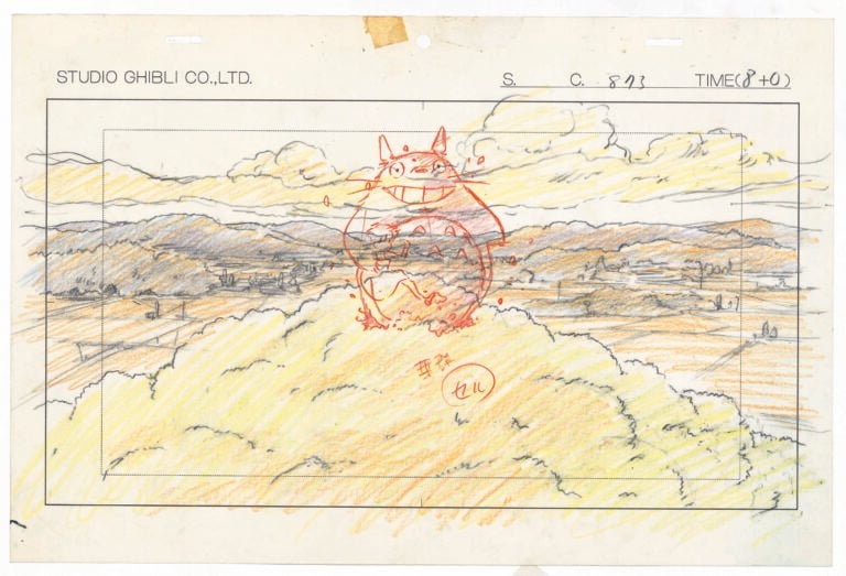 My Neighbor Totoro © 1988 Nibariki – G Studio Ghibli: quando il layout è incantato