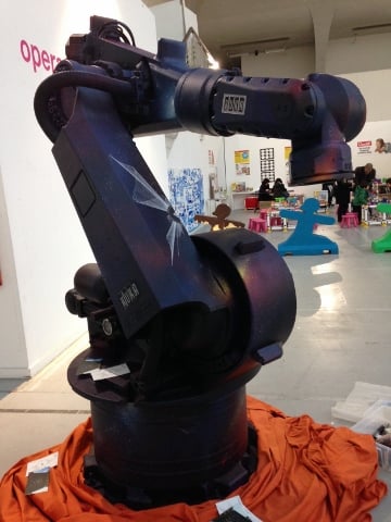 Paratissima Torino 2014 – Kuka Robot by Corn79 e Mr Fijodor