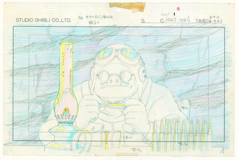 Porco Rosso © 1992 Nibariki – GNN Studio Ghibli: quando il layout è incantato