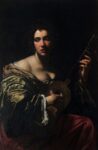 Simon Vouet Suonatrice di chitarra Bagordi secenteschi a Roma. Con i bassifondi del Barocco