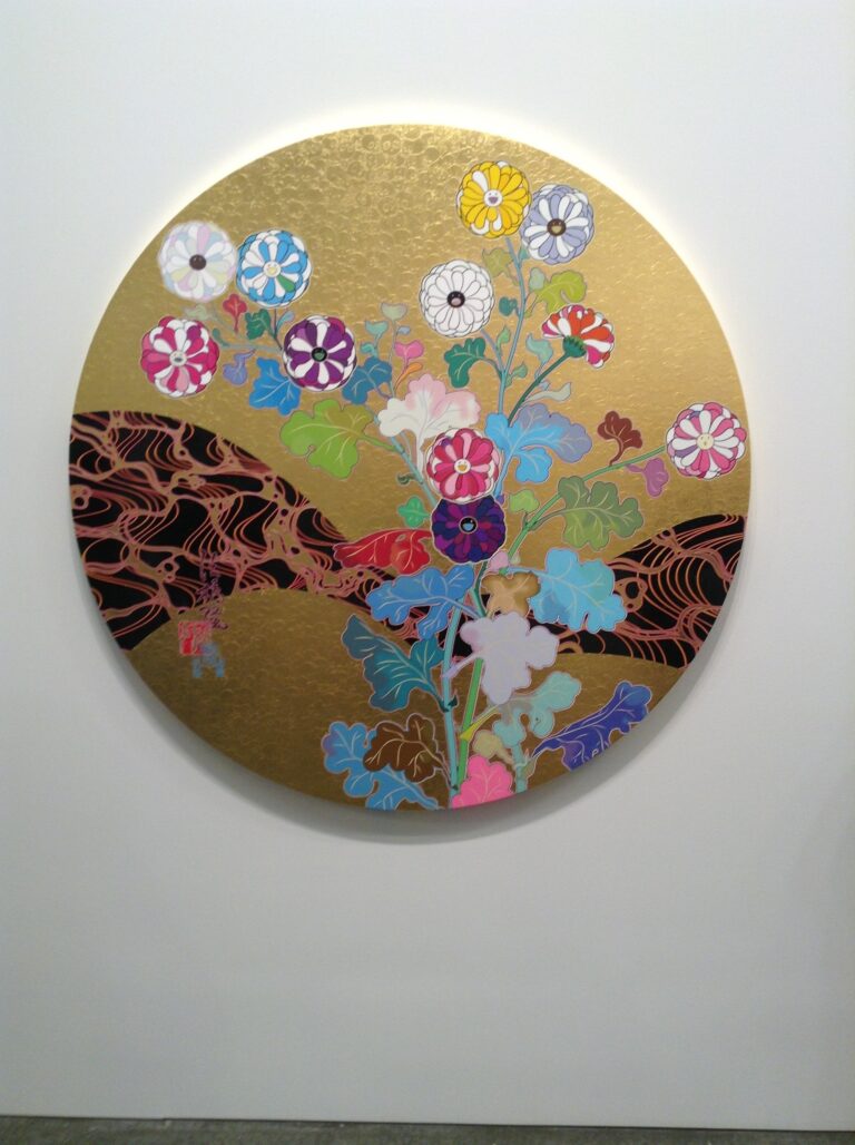 Takashi Murakami Gagosian New York 2014 16 e1415735970744 Tante immagini dall’opening di Takashi Murakami da Gagosian New York. Ovvero ricreare un tempio in uno dei “templi” dell’arte contemporanea