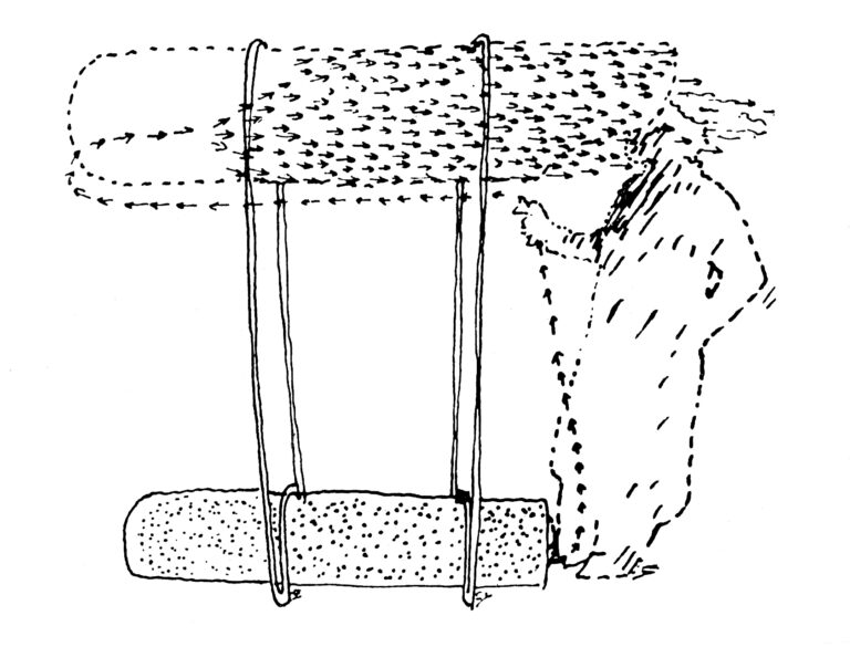 Ugo La Pietra – Diagramma Immersione “Colpo di vento una boccata d’ossigeno” 1970. Courtesy Archivio Ugo La Pietra Ugo La Pietra. Un gigante preveggente alla Triennale di Milano