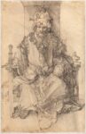 Albrecht Dürer Sultano orientale in trono 1495 ca. National Gallery of Art Washington Ailsa Mellon Buce Fund L’arte veneziana in centrotrenta disegni. Al Museo Correr
